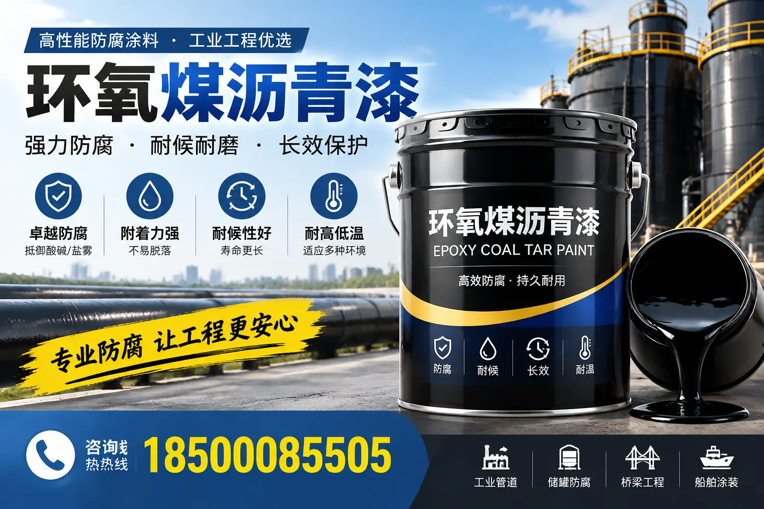 环氧煤沥青漆的施工方法与注意事项，确保在宝鸡顺利完成